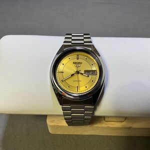 Seiko 5 Automatic watch 7009 Day/Date Stainless Steel watch